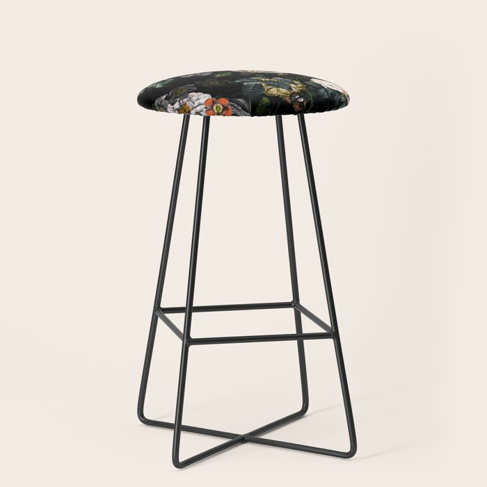 Floral Night Garden Stool Gallery Image 1