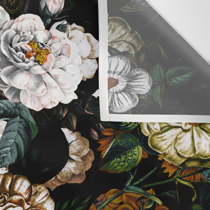 Floral Night Garden Wall Tapestry Gallery Image 3