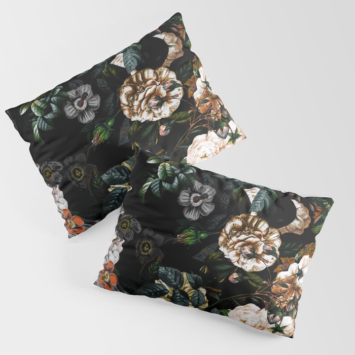 Floral Night Garden Pillow Sham Gallery Image 3