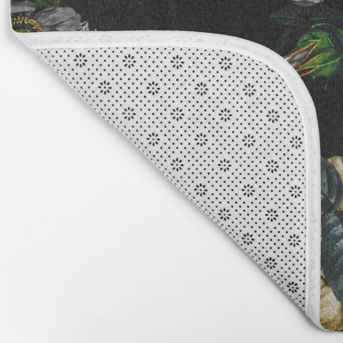 Floral Night Garden Bath Mat Gallery Image 2