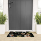 Floral Night Garden Welcome Mat Gallery Image 3