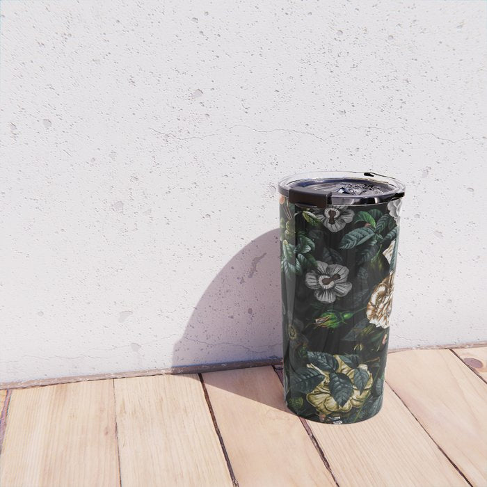 Floral Night Garden Travel Mug Gallery Image 4