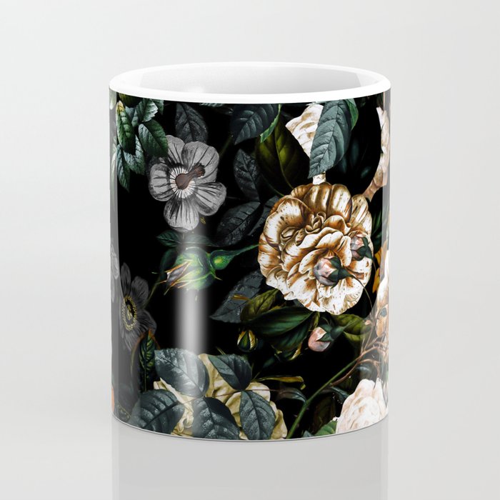 Floral Night Garden Coffee Mug Gallery Image 4