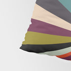 stripes rays geometric retro Pillow Sham Gallery Image 4