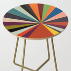 stripes rays geometric retro Side Table Gallery Image 2