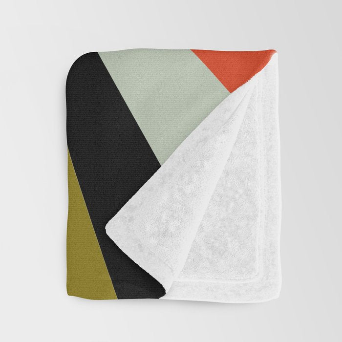 stripes rays geometric retro Throw Blanket Gallery Image 3