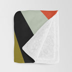 stripes rays geometric retro Throw Blanket Gallery Image 3