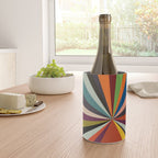 stripes rays geometric retro Wine Chiller Gallery Image 4