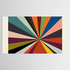 stripes rays geometric retro Tablecloth Gallery Image 2