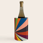 stripes rays geometric retro Wine Chiller Gallery Image 3