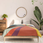 stripes rays geometric retro Comforter Gallery Image 3