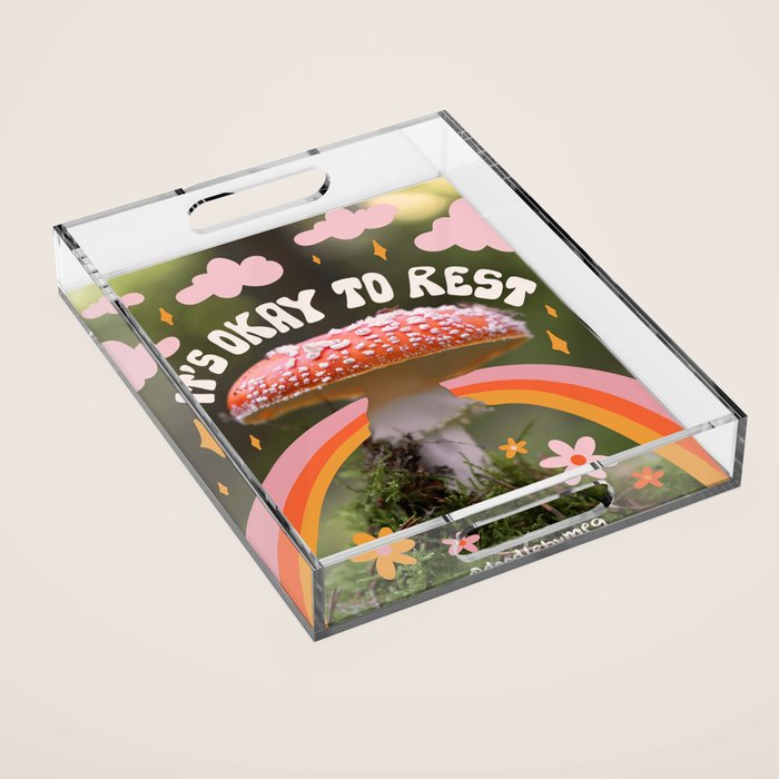 It's Okay to Rest Acrylic Tray Gallery Image 1