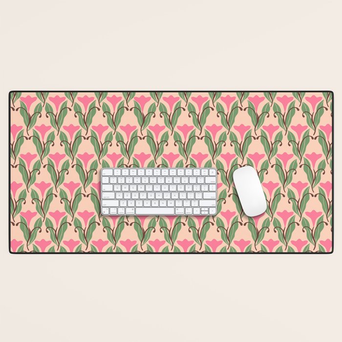 Tulip Whimsy - Heritage Floral Desk Mat Gallery Image 1