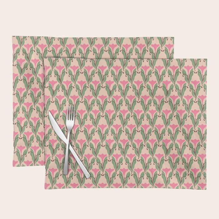 Tulip Whimsy - Heritage Floral Placemat Gallery Image 1