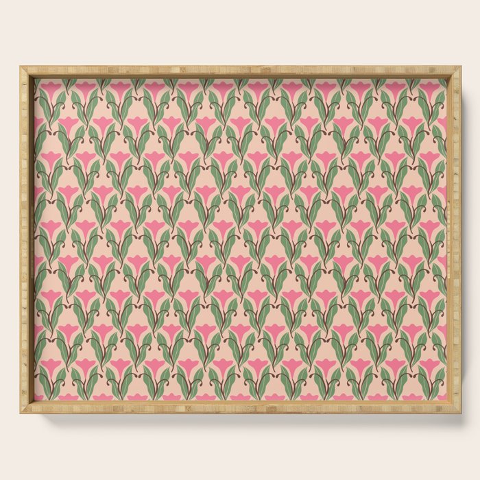 Tulip Whimsy - Heritage Floral Serving Tray Gallery Image 1