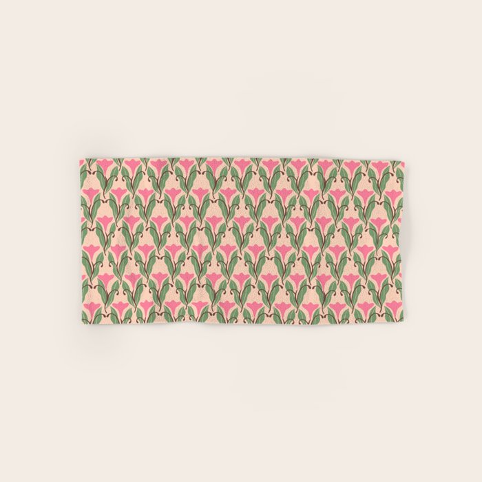 Tulip Whimsy - Heritage Floral Bath Towel Gallery Image 1