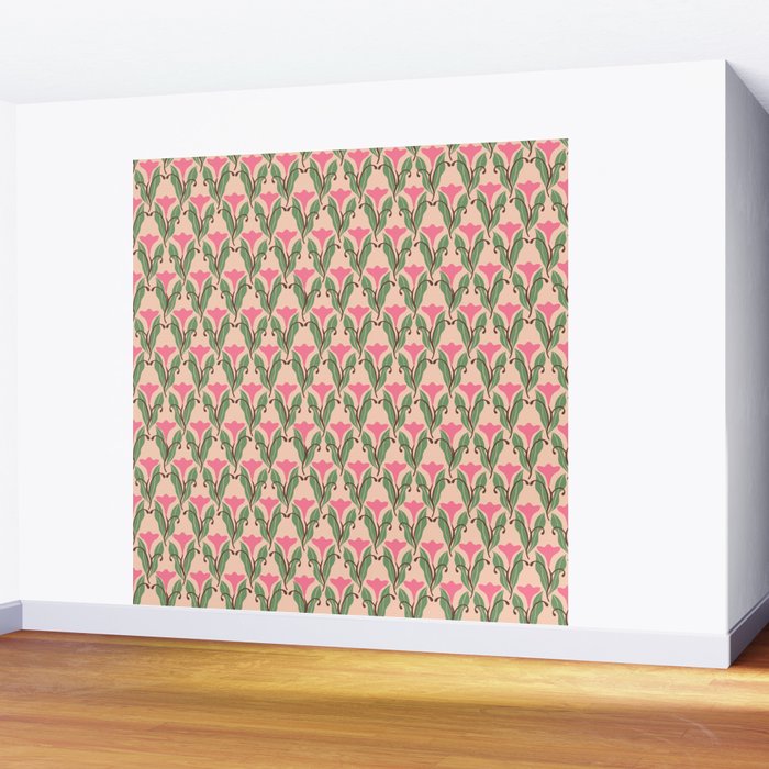 Tulip Whimsy - Heritage Floral Wall Mural Gallery Image 2