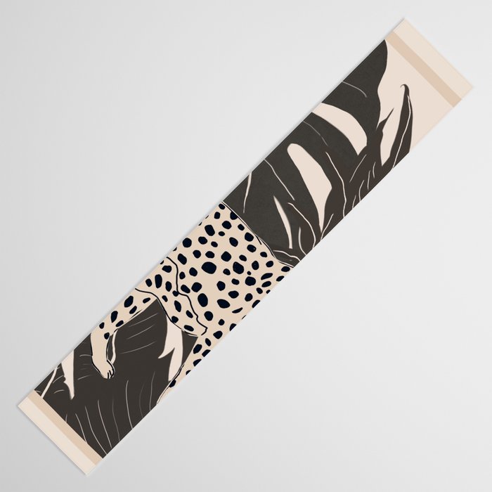 Minimal Jungle Abstract Art 2 Table Runner Gallery Image 3
