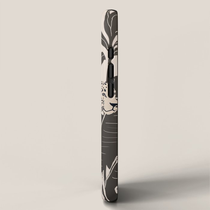 Minimal Jungle Abstract Art 2 iPhone Case Gallery Image 2