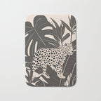 Minimal Jungle Abstract Art 2 Bath Mat Gallery Image 1