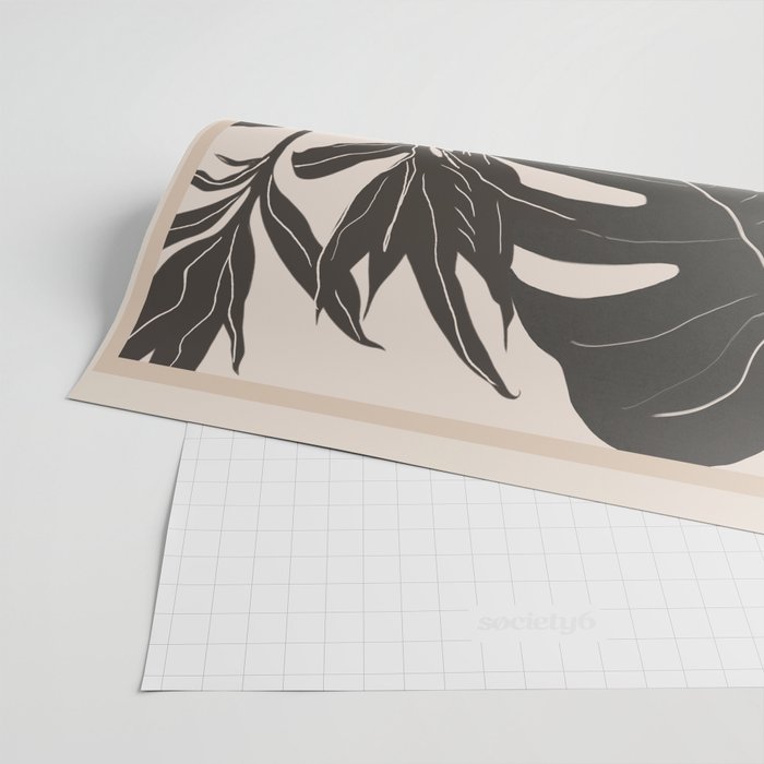 Minimal Jungle Abstract Art 2 Wrapping Paper Gallery Image 2