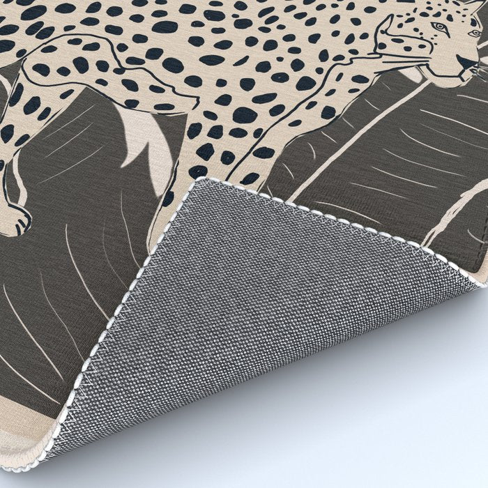 Minimal Jungle Abstract Art 2 Rug Gallery Image 4