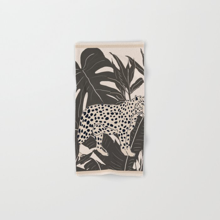 Minimal Jungle Abstract Art 2 Bath Towel Gallery Image 1