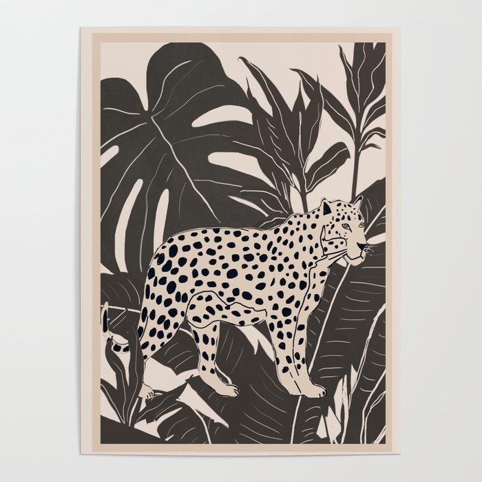 Minimal Jungle Abstract Art 2 Poster Gallery Image 4