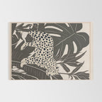 Minimal Jungle Abstract Art 2 Rug Gallery Image 2