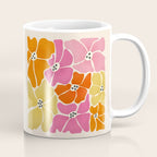 Blooming Retro Florals Coffee Mug Gallery Image 1