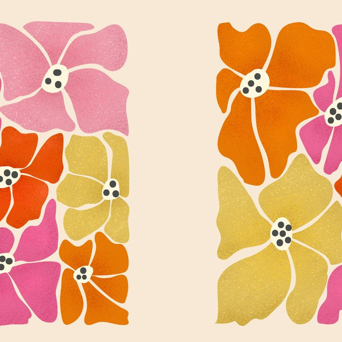 Blooming Retro Florals Coffee Mug Gallery Image 2