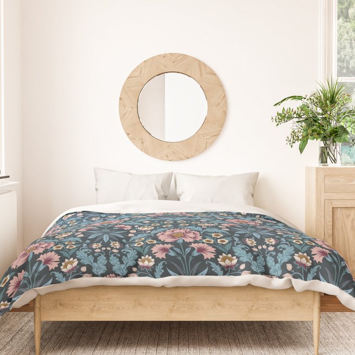 Romantic Botanica - Carnation Duvet Cover Gallery Image 3