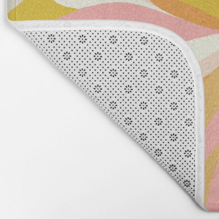 dahlia, pink & orange Bath Mat Gallery Image 2