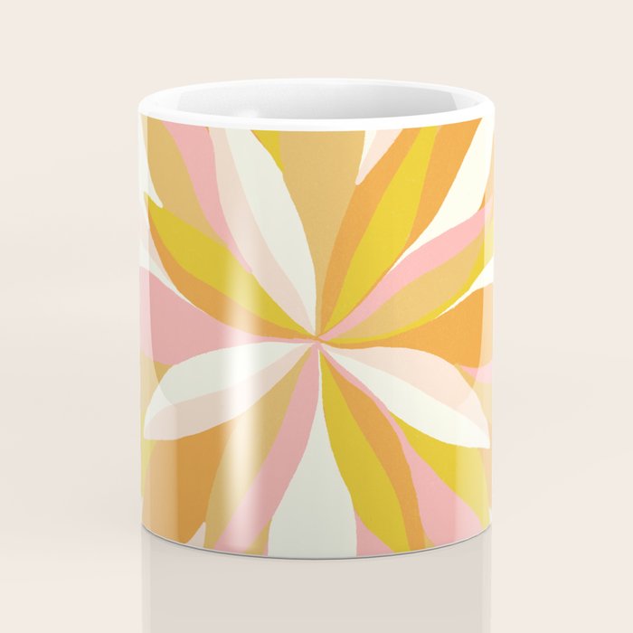 dahlia, pink & orange Coffee Mug Gallery Image 4