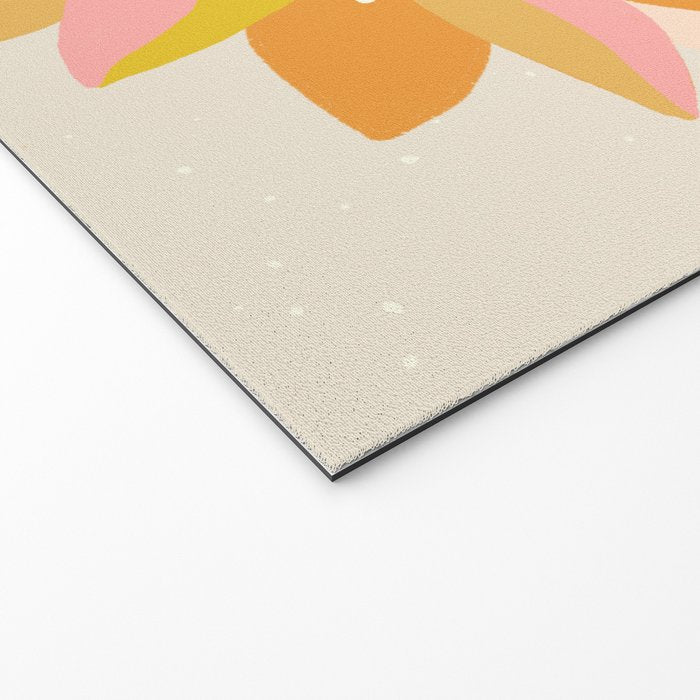 dahlia, pink & orange Welcome Mat Gallery Image 2