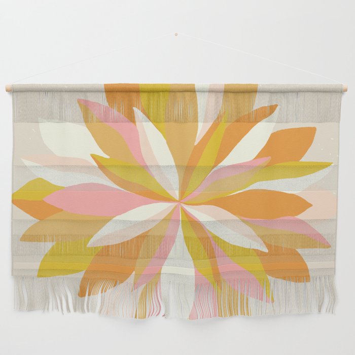 dahlia, pink & orange Wall Hanging Gallery Image 1