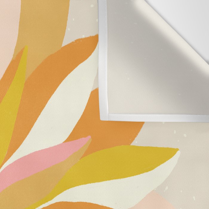 dahlia, pink & orange Wall Tapestry Gallery Image 3