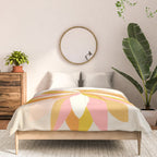 dahlia, pink & orange Comforter Gallery Image 3