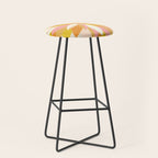 dahlia, pink & orange Stool Gallery Image 1