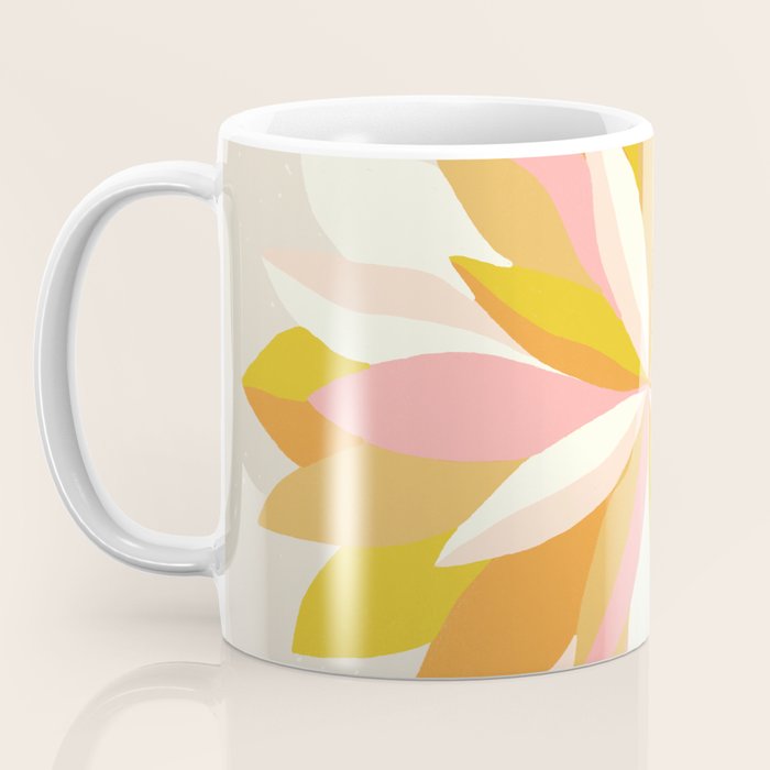 dahlia, pink & orange Coffee Mug Gallery Image 3