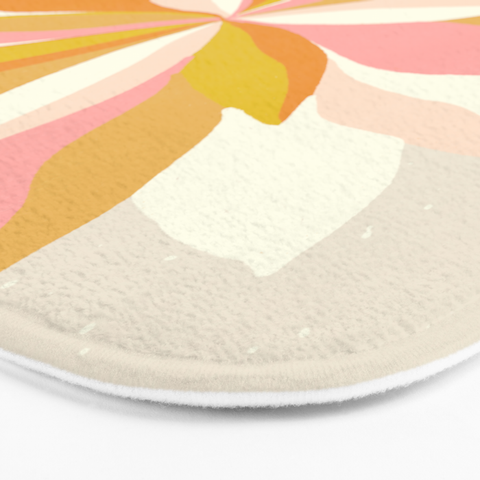 dahlia, pink & orange Bath Mat Gallery Image 3