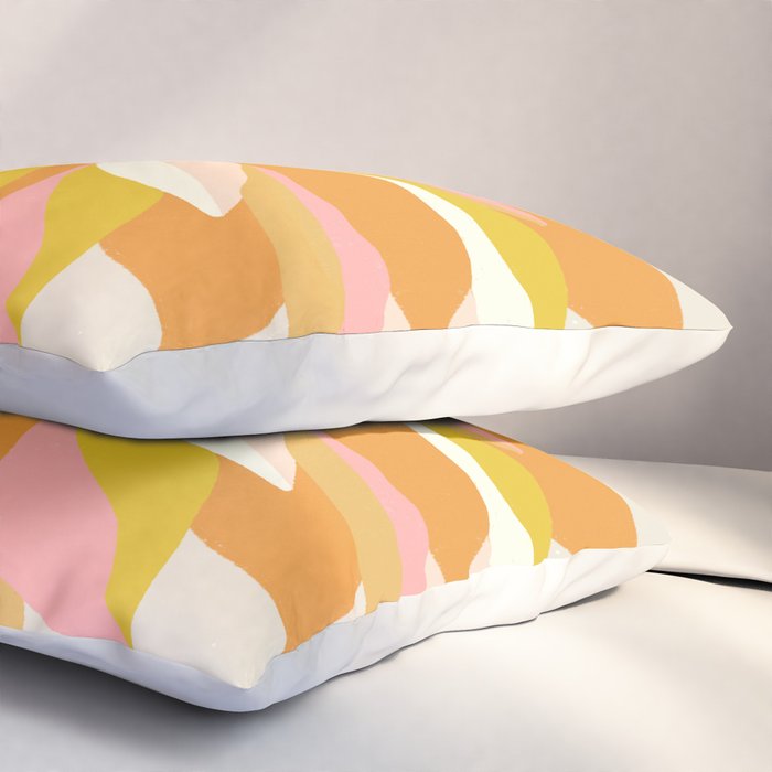 dahlia, pink & orange Pillow Sham Gallery Image 3
