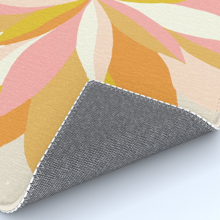 dahlia, pink & orange Rug Gallery Image 4