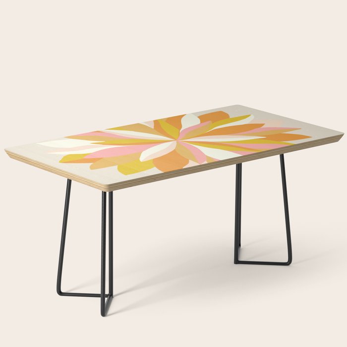 dahlia, pink & orange Coffee Table Gallery Image 1