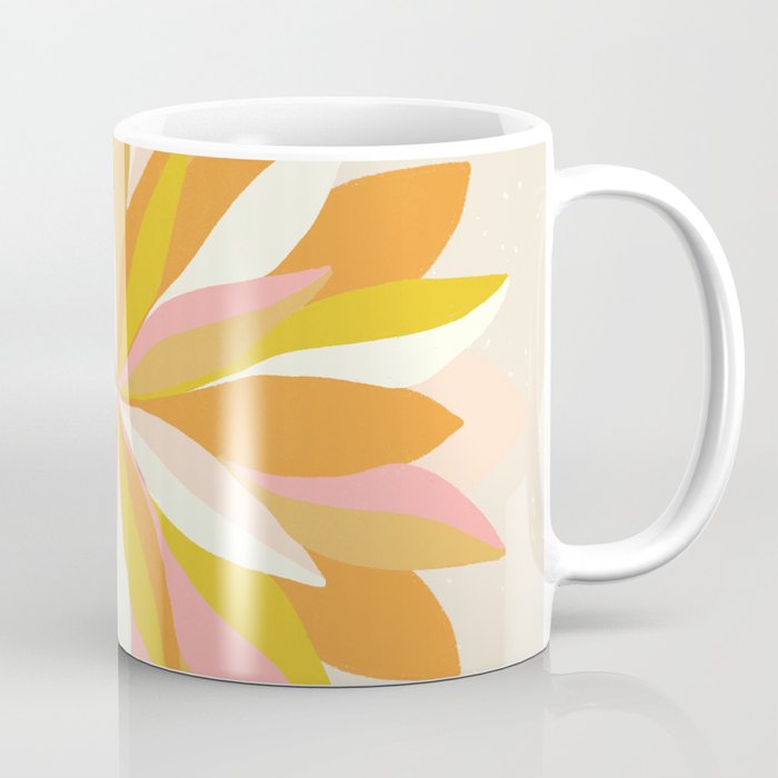 dahlia, pink & orange Coffee Mug Gallery Image 1