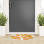 dahlia, pink & orange Welcome Mat Gallery Image 3