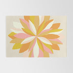 dahlia, pink & orange Rug Gallery Image 2