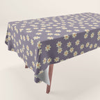 Tiny Flowers / Lavender & Orange Tablecloth Gallery Image 1