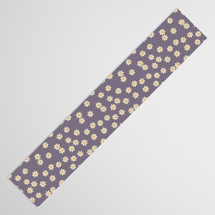 Tiny Flowers / Lavender & Orange Table Runner Gallery Image 3