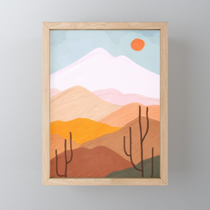 Abstract Landscape III  Mini Art Print Gallery Image 1